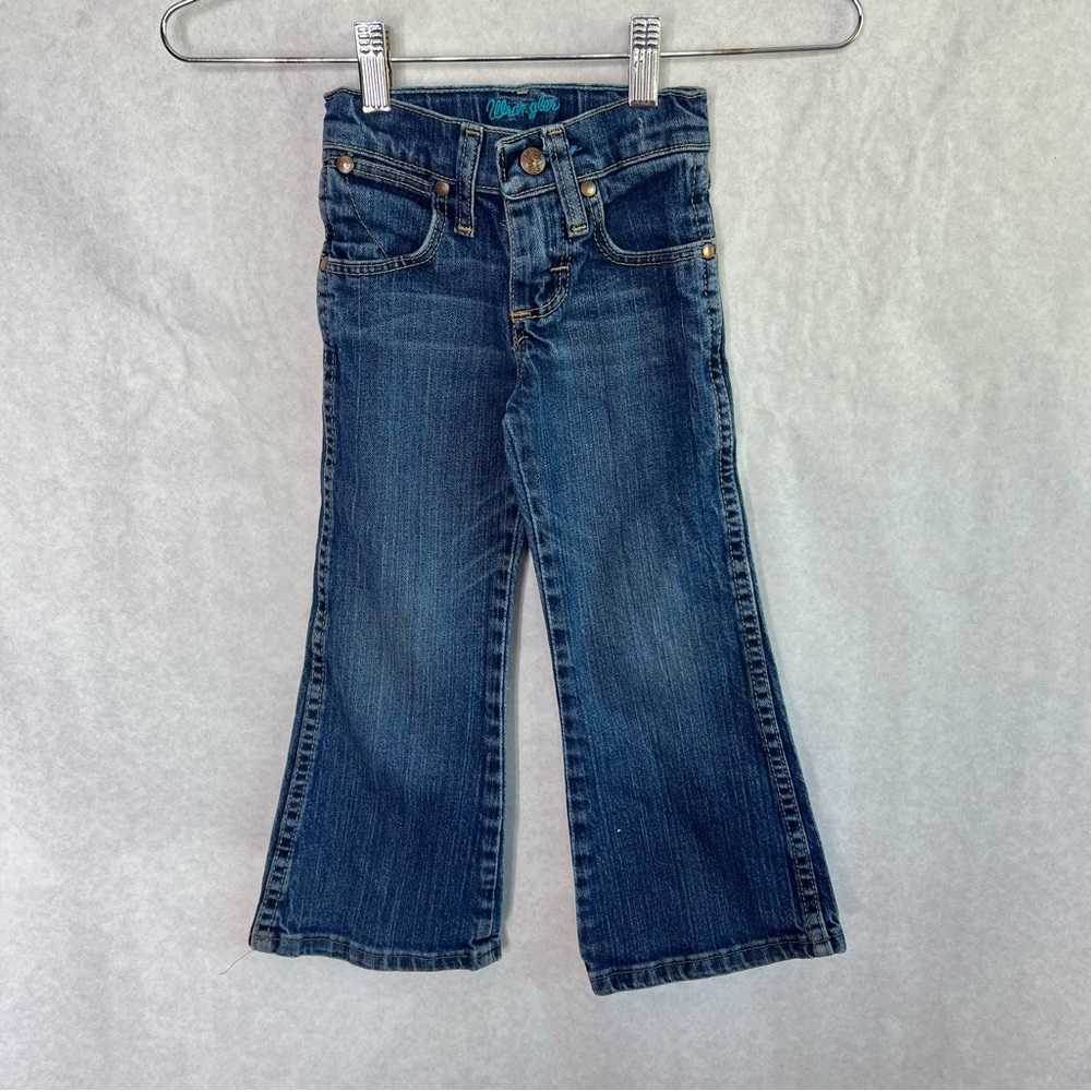 Wrangler girls bootcut jeans 4T slim